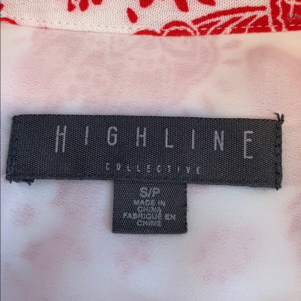 Highline Collective Red Paisley Tunic Dress NEW! - Picture 8 of 9